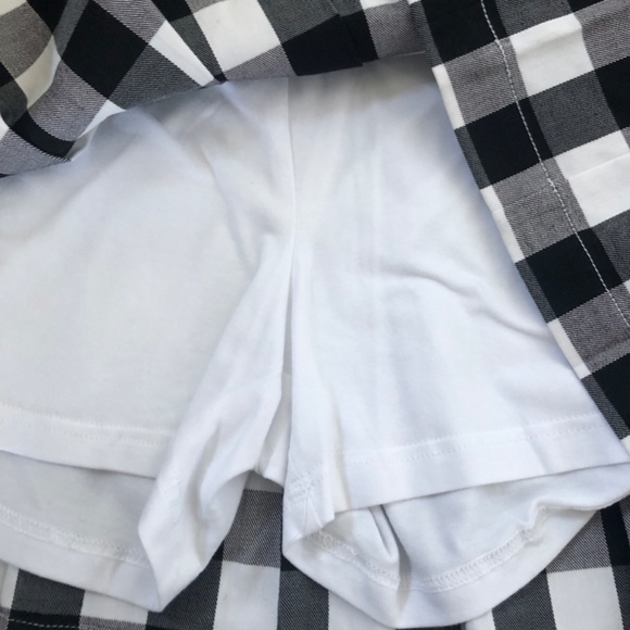 Gingham print pleated golf skort - Picture 4 of 4